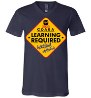 COABA - Learning Required, Adulting Optional - Canvas Unisex V-Neck T-Shirt