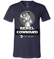 Seven Dimensions - Rebel Command 02 - Canvas Unisex V-Neck T-Shirt