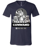 Public Policy Posse - Rebel Command 02 - Canvas Unisex V-Neck T-Shirt