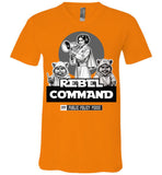 Public Policy Posse - Rebel Command 02 - Canvas Unisex V-Neck T-Shirt