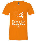 Over The Rainbow Behavior Consulting - Data Is My Cardio Plan - Canvas Unisex V-Neck T-Shirt