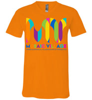 Mosaic Village - Essentials - Canvas Unisex V-Neck T-Shirt