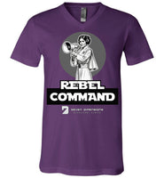 Seven Dimensions - Rebel Command 02 - Canvas Unisex V-Neck T-Shirt