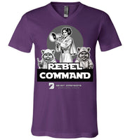 Seven Dimensions - Rebel Command 01 - Canvas Unisex V-Neck T-Shirt