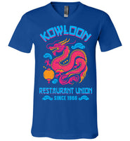 Kowloon Restaurant Union - Canvas Unisex V-Neck T-Shirt