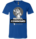 Seven Dimensions - Rebel Command 02 - Canvas Unisex V-Neck T-Shirt