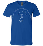 Clear Vision Window Cleaning - Essentials - Canvas Unisex V-Neck T-Shirt