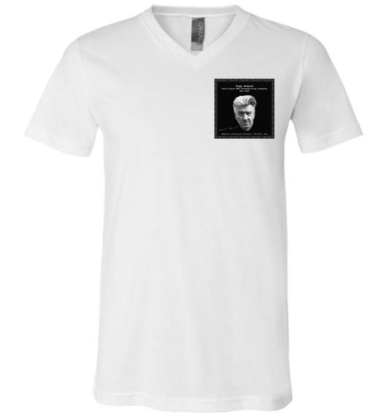 Neu World - David Lynch MFA - Canvas Unisex V-Neck T-Shirt