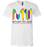 Mosaic Village - Essentials - Canvas Unisex V-Neck T-Shirt