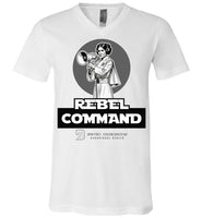 Seven Dimensions - Rebel Command 02 - Canvas Unisex V-Neck T-Shirt