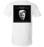 Neu World - David Lynch MFA - Canvas Unisex V-Neck T-Shirt