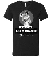 Seven Dimensions - Rebel Command 02 - Canvas Unisex V-Neck T-Shirt