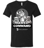 Seven Dimensions - Rebel Command 01 - Canvas Unisex V-Neck T-Shirt