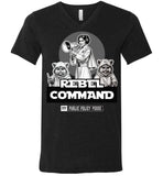 Public Policy Posse - Rebel Command 02 - Canvas Unisex V-Neck T-Shirt