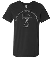 Clear Vision Window Cleaning - Essentials - Canvas Unisex V-Neck T-Shirt