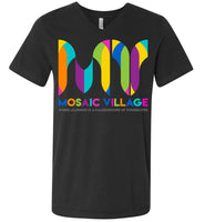 Mosaic Village - Essentials - Canvas Unisex V-Neck T-Shirt