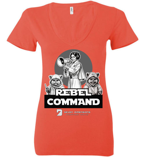 Seven Dimensions - Rebel Command 01 - Bella Ladies Deep V-Neck