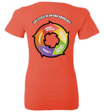 Seven Dimensions - Life Cycle of an ABA Advocate - Bella Ladies Deep V-Neck