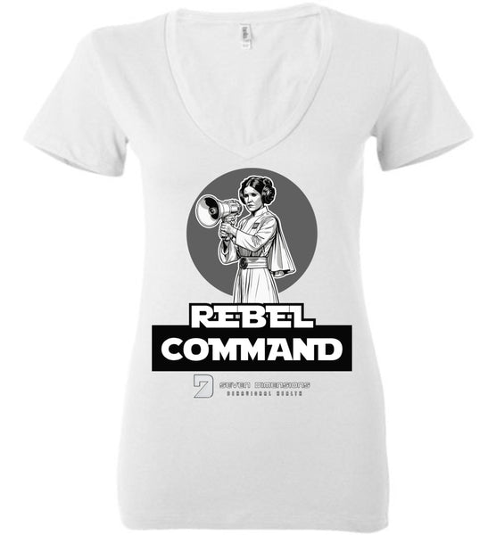 Seven Dimensions - Rebel Command 02 - Bella Ladies Deep V-Neck