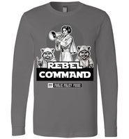 Public Policy Posse - Rebel Command 02 - Canvas Long Sleeve T-Shirt