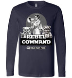 Public Policy Posse - Rebel Command 02 - Canvas Long Sleeve T-Shirt