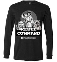 Public Policy Posse - Rebel Command 02 - Canvas Long Sleeve T-Shirt