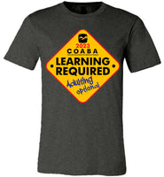 COABA - Learning Required, Adulting Optional - Canvas Unisex T-Shirt - Made in USA