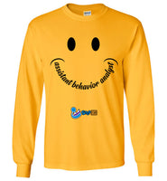 Step In Autism - Smiley Assistant Behavior Analyst - Gildan Long Sleeve T-Shirt