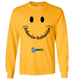 Step In Autism - Smiley Behavior Technician - Gildan Long Sleeve T-Shirt
