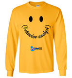 Step In Autism - Smiley Behavior Analyst - Gildan Long Sleeve T-Shirt