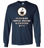 COABA - Fueled By Social Change & Caffeine - Gildan Long Sleeve T-Shirt