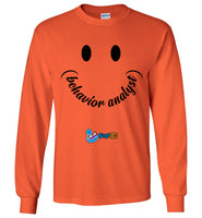 Step In Autism - Smiley Behavior Analyst - Gildan Long Sleeve T-Shirt