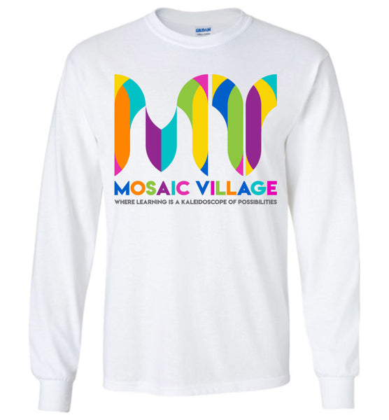 Mosaic Village - Essentials - Gildan Long Sleeve T-Shirt