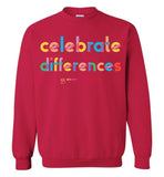 Seven Dimensions - Celebrate Differences - Gildan Crewneck Sweatshirt