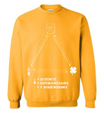 Seven Dimensions - Science = Shenanigans = 7 Dimensions - Gildan Crewneck Sweatshirt