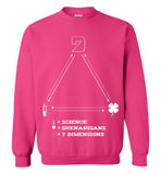 Seven Dimensions - Science = Shenanigans = 7 Dimensions - Gildan Crewneck Sweatshirt