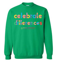 Seven Dimensions - Celebrate Differences - Gildan Crewneck Sweatshirt