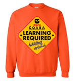 COABA - Learning Required, Adulting Optional - Gildan Crewneck Sweatshirt