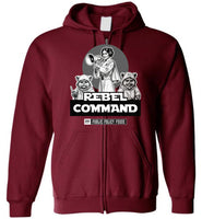 Public Policy Posse - Rebel Command 02 - Gildan Zip Hoodie