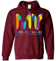 Mosaic Village - Essentials - Gildan Zip Hoodie