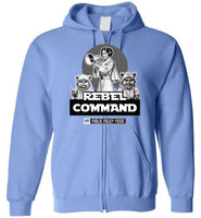 Public Policy Posse - Rebel Command 02 - Gildan Zip Hoodie