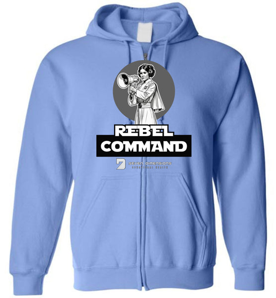 Seven Dimensions - Rebel Command 02 - Gildan Zip Hoodie