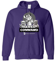 Seven Dimensions - Rebel Command 01 - Gildan Zip Hoodie