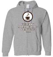 COABA - Fueled By Moral Outrage & Caffeine - Gildan Zip Hoodie