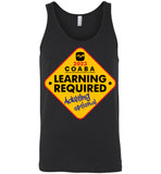 COABA - Learning Required, Adulting Optional - Canvas Unisex Tank