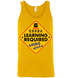 COABA - Learning Required, Adulting Optional - Canvas Unisex Tank