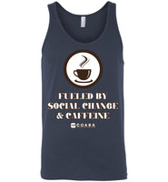 COABA - Fueled By Social Change & Caffeine - Canvas Unisex Tank