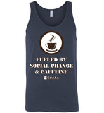 COABA - Fueled By Social Change & Caffeine - Canvas Unisex Tank