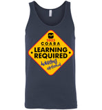 COABA - Learning Required, Adulting Optional - Canvas Unisex Tank