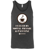 COABA - Fueled By Social Change & Caffeine - Canvas Unisex Tank